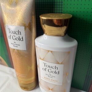 Bath & Body Works Touch of Gold Body Wash - White and Gold⭐️💫⚡️✨🌟